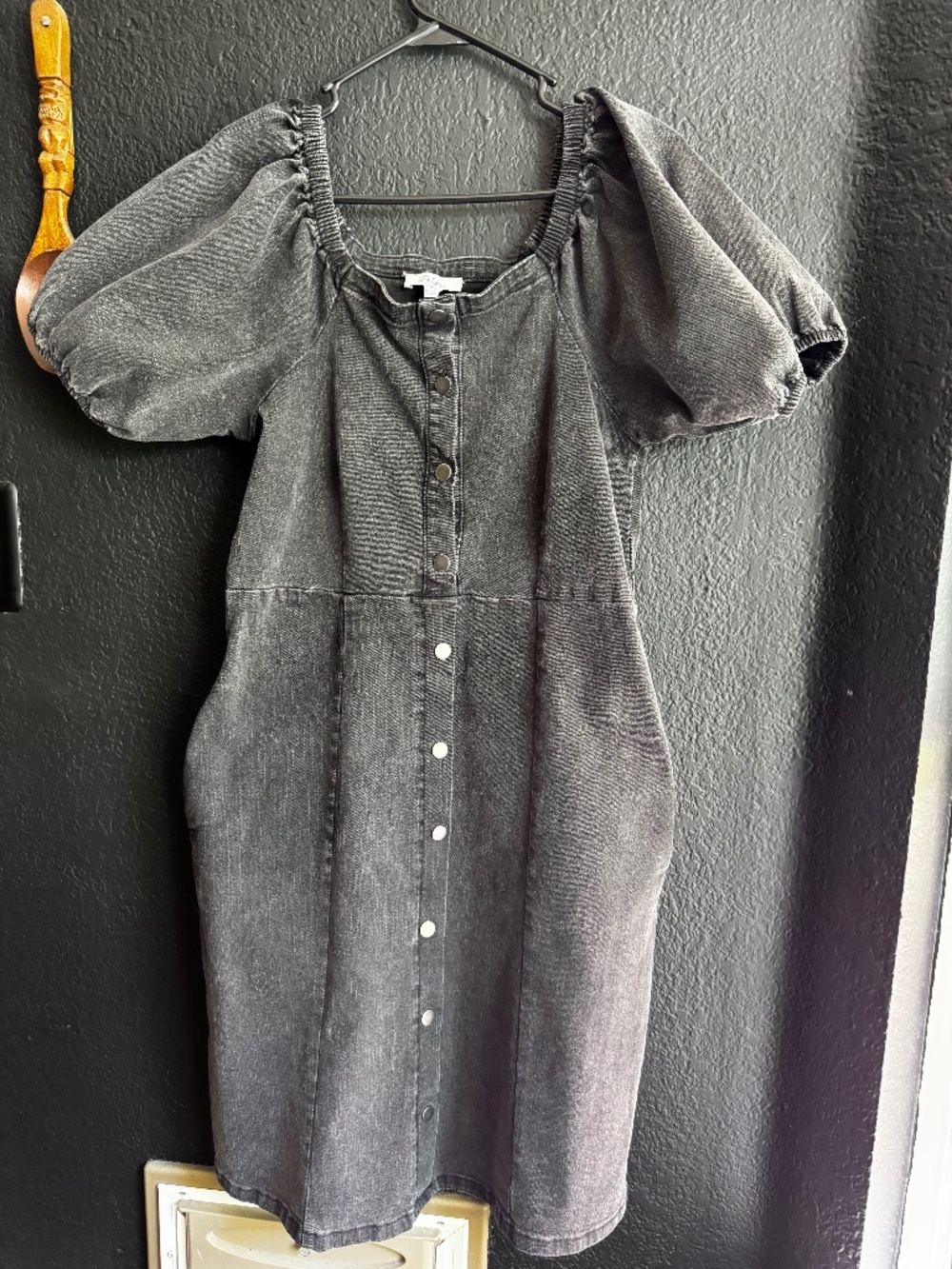 Polygram Black Denim Dress